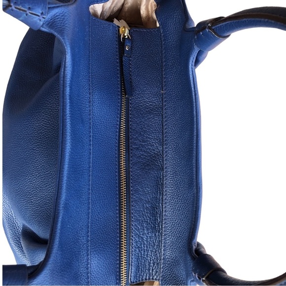 Kate Spade Blue Leather Shoulder Bag - Picture 7 of 9